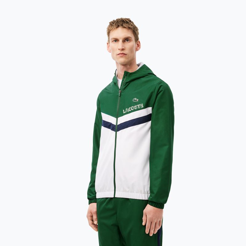 Спортивний костюм чоловічий Lacoste WH4241 green/white/navy blue 3