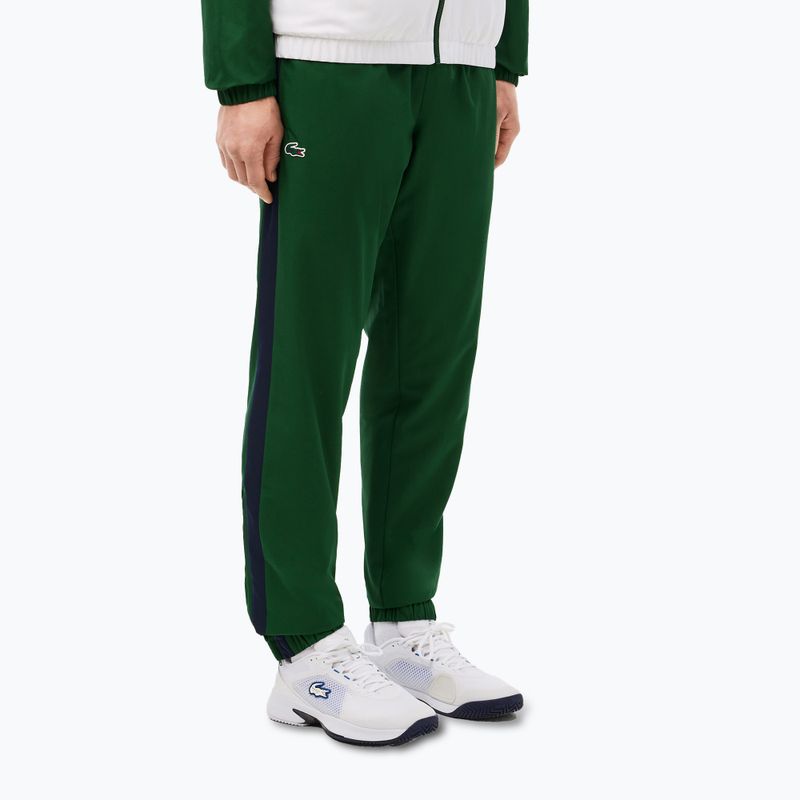 Спортивний костюм чоловічий Lacoste WH4241 green/white/navy blue 5