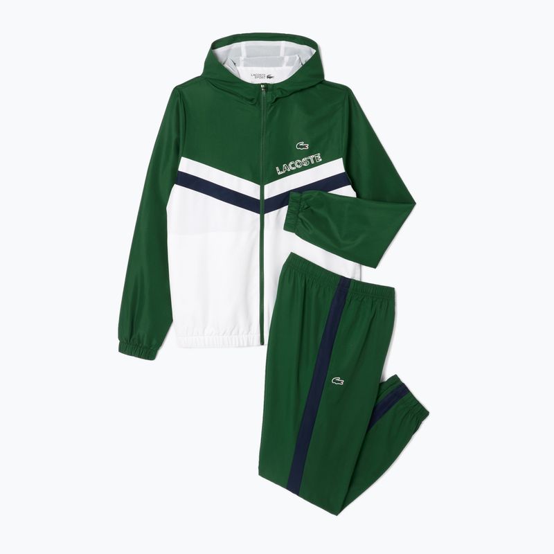 Спортивний костюм чоловічий Lacoste WH4241 green/white/navy blue 6