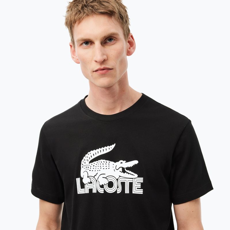 Футболка чоловіча Lacoste TH2508 black/white 3