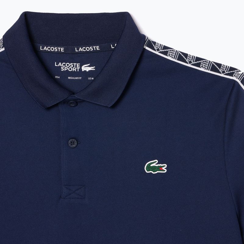 Футболка поло чоловіча Lacoste DH2557 navy blue 5