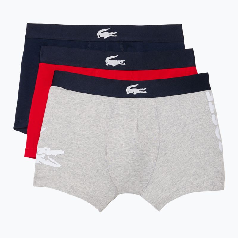 Труси Lacoste 5H1803 BCK 3 пари navy blue/silver china/red 6