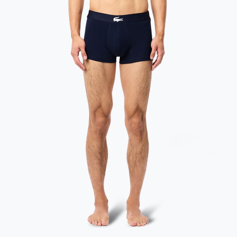 Труси Lacoste 5H1803 BCK 3 пари navy blue/silver china/red 9