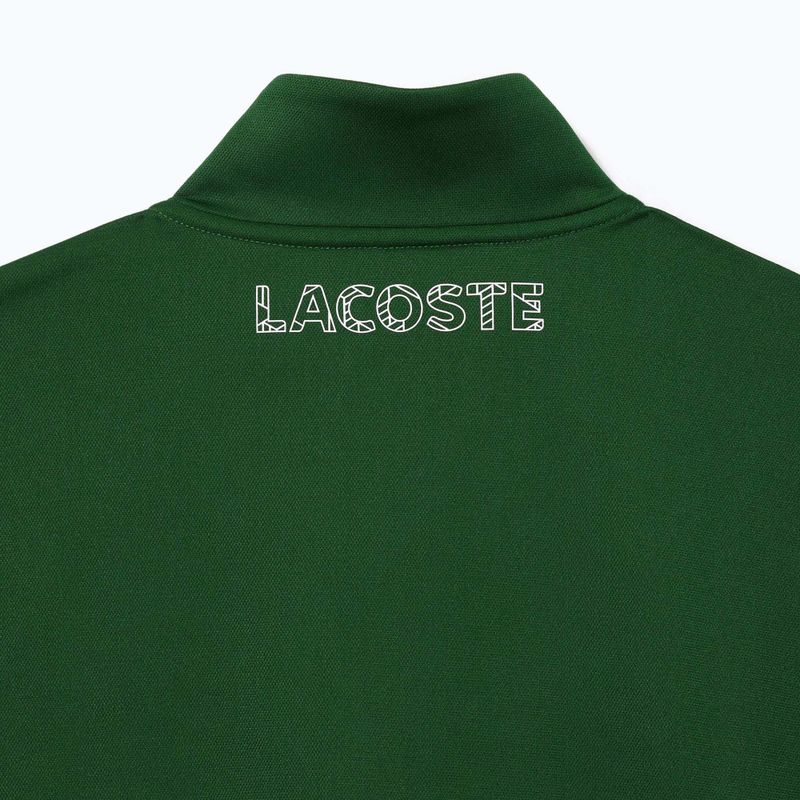 Чоловічий світшот Lacoste SH2646 зелений / білий / темно-синій 7