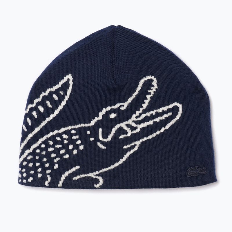 Шапка Lacoste RB3021 navy blue/flour
