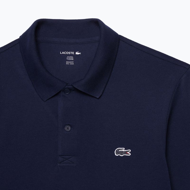 Лонгслів поло чоловічий Lacoste DH5523 navy blue 2