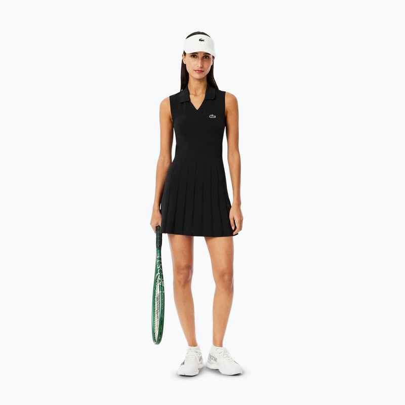 Тенісна сукня Lacoste EF0615 чорний/чорний