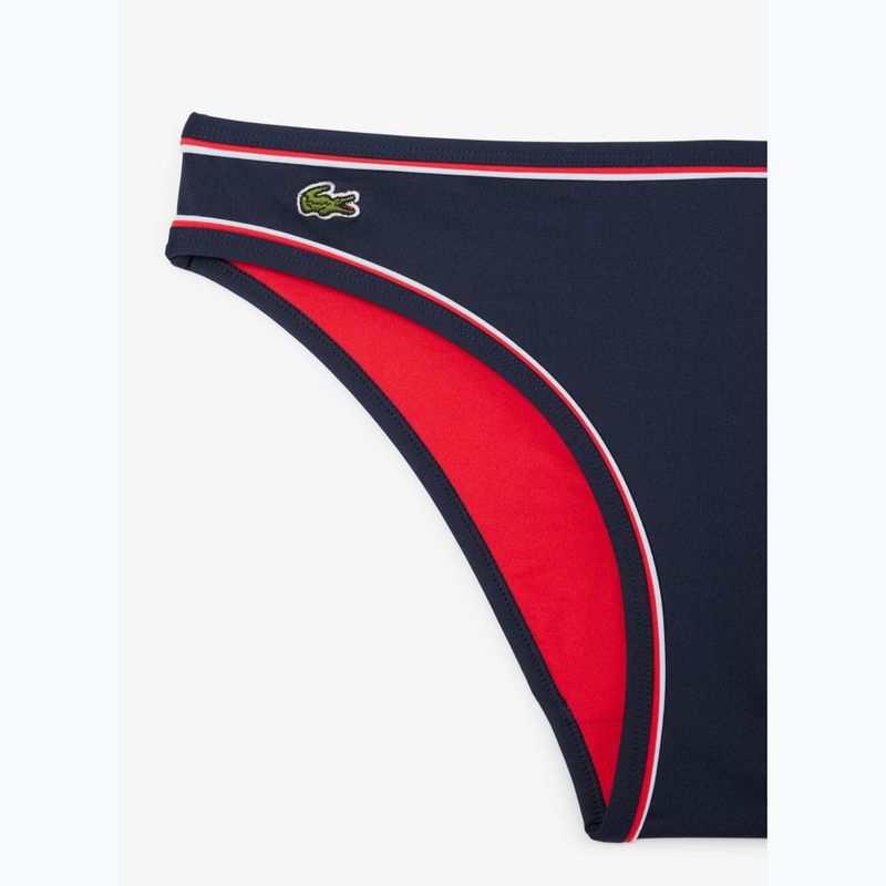 Нижня частина купальника Lacoste MF9994 navy blue/rill grenadine 3