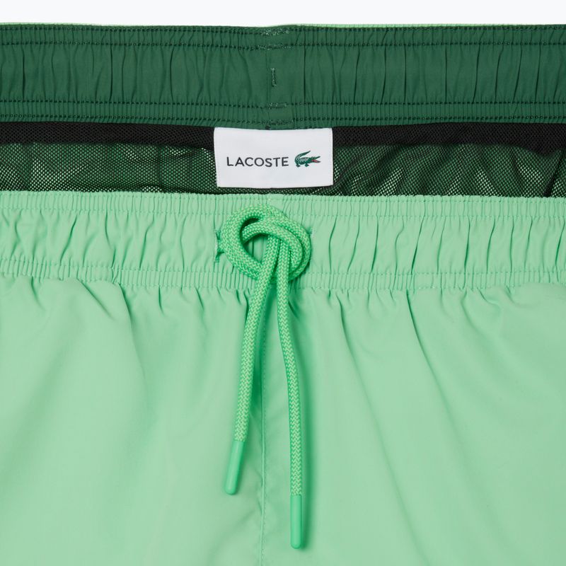 Шорти для плавання чоловічі Lacoste MH9088 liamone/green 3