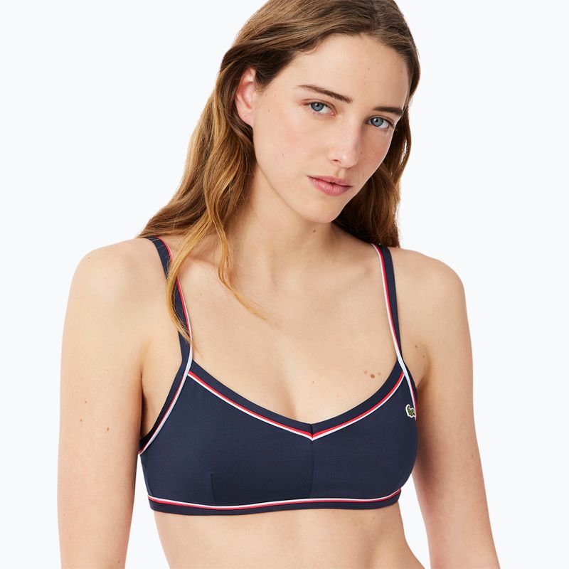 Верхня частина купальника Lacoste MF9993 navy blue/rill grenadine 4