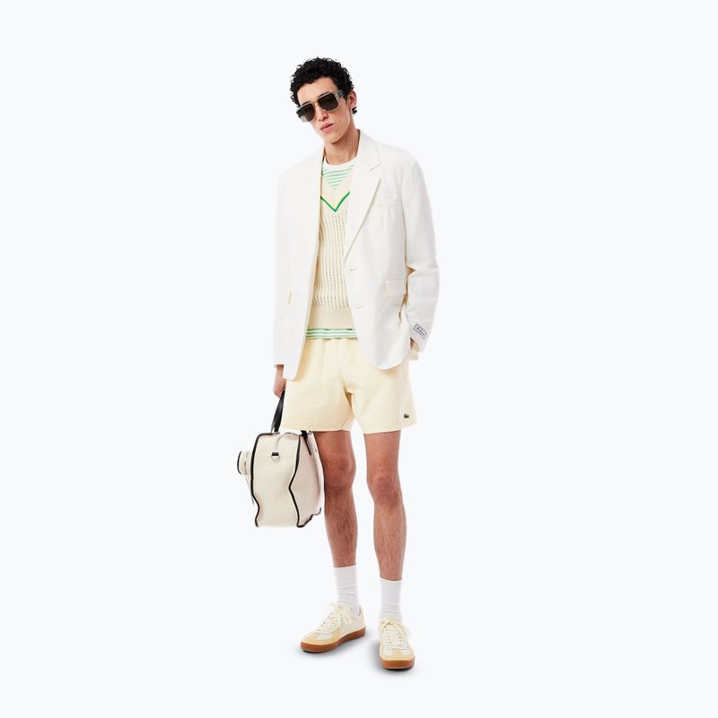 Шорти для плавання чоловічі Lacoste MH9089 white/yellow 9