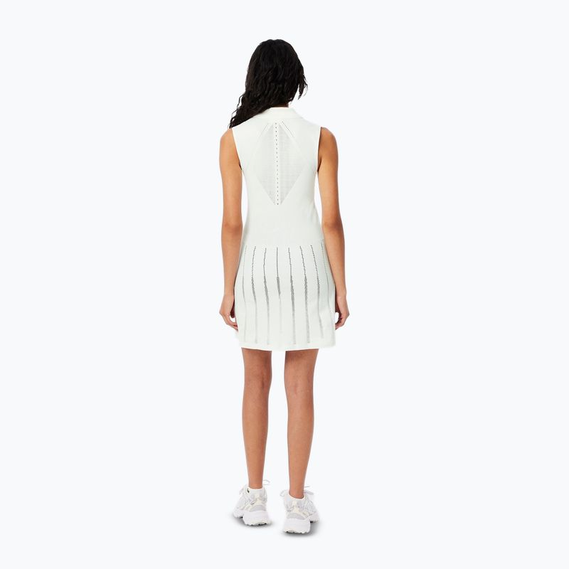 Тенісна сукня Lacoste EF0615 біла/зелена 2