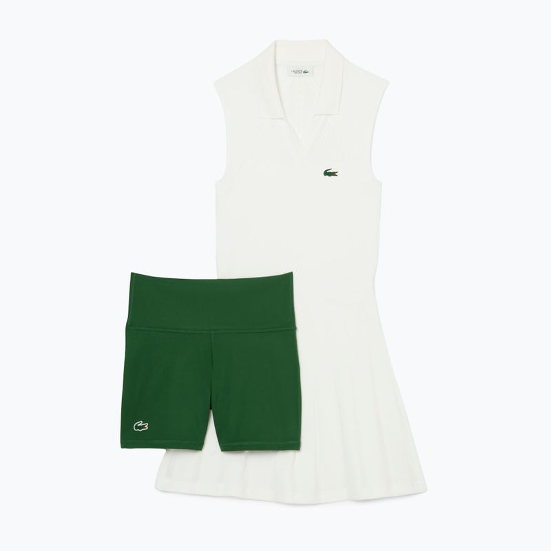 Тенісна сукня Lacoste EF0615 біла/зелена 5