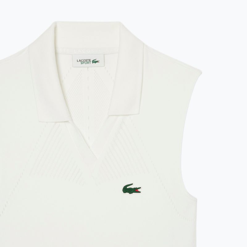Тенісна сукня Lacoste EF0615 біла/зелена 8