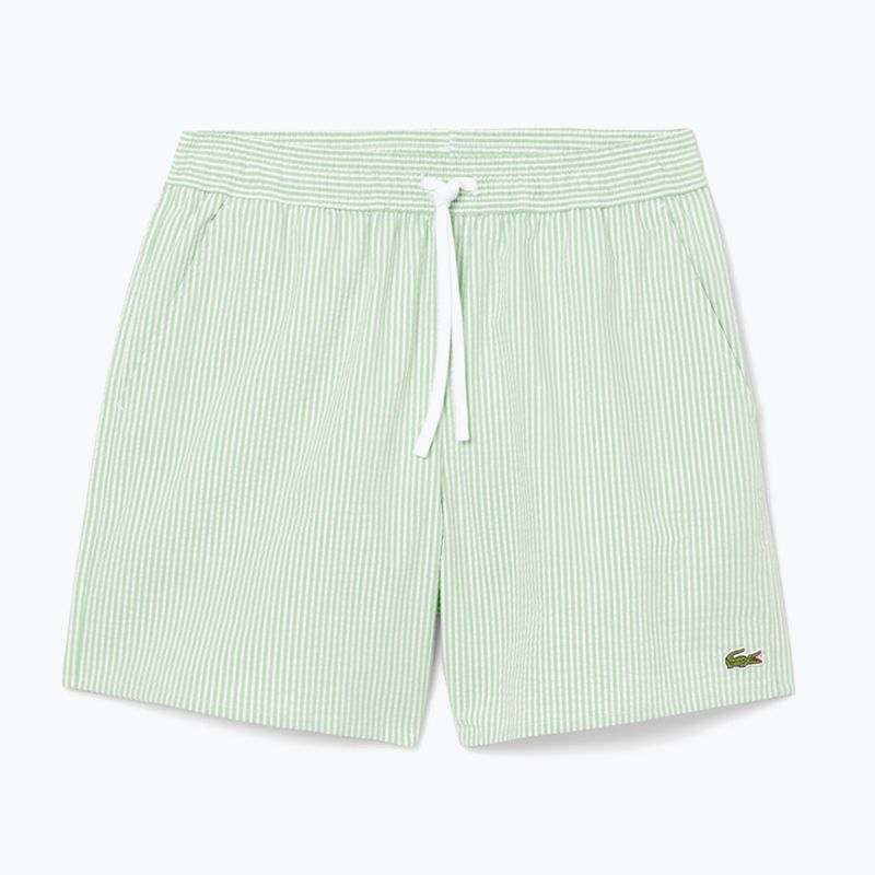 Шорти для плавання чоловічі Lacoste MH9089 white/liamone