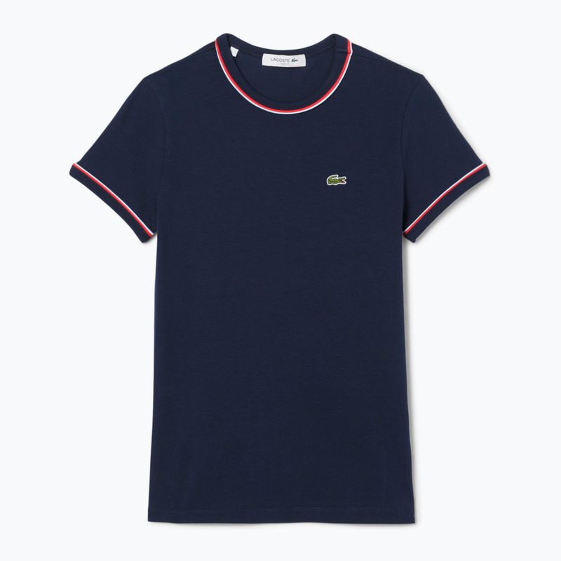 Футболка жіноча Lacoste TF0347 navy blue/rill/grenadine 4