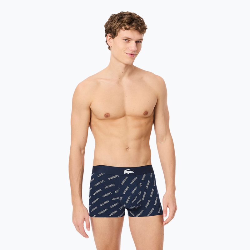 Труси чоловічі Lacoste 5H1288 3-пак navy blue/white/silver ch 2