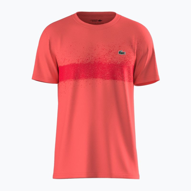Чоловіча тенісна сорочка Lacoste TH8986 mango tree red/grenadine