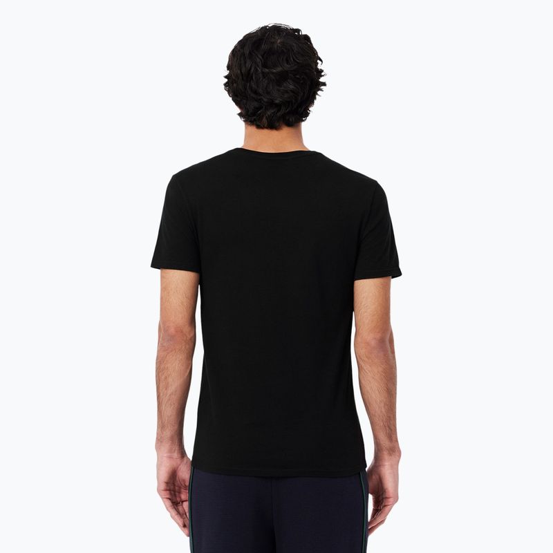 Футболка чоловіча Lacoste TH9007 3-пак black 2