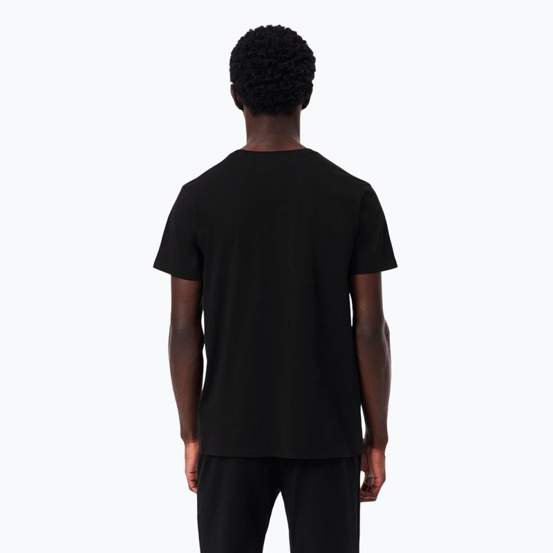 Футболка чоловіча Lacoste TH9010 3-пак black 2