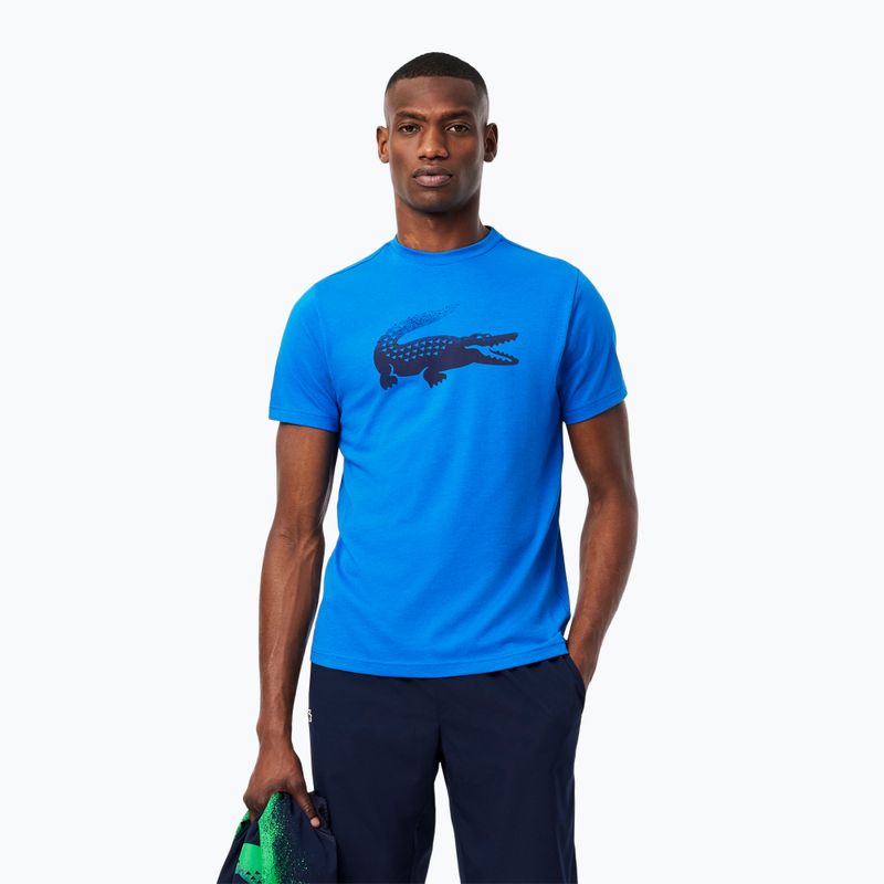 Футболка тенісна чоловіча Lacoste TH8970 gipsy blue