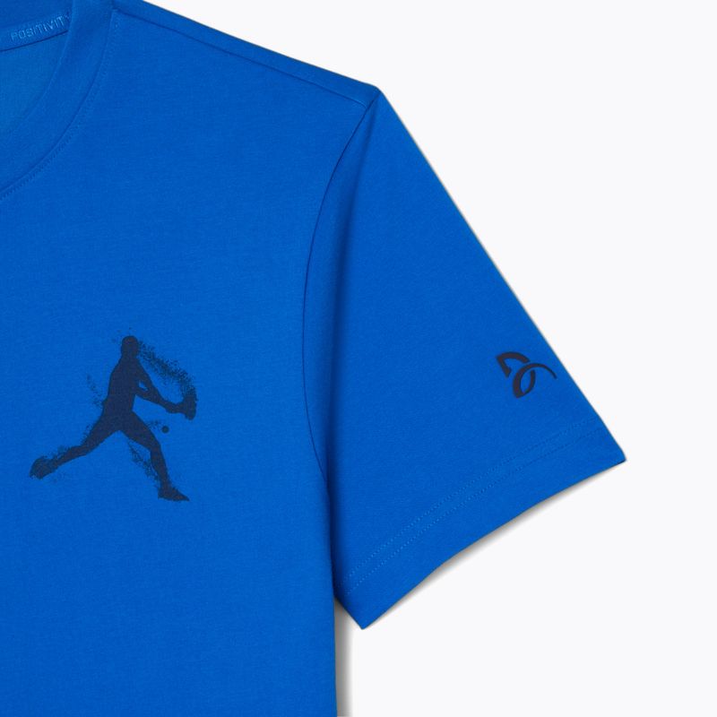 Чоловіча тенісна сорочка Lacoste TH1044 циганський білий / темно-синій 7