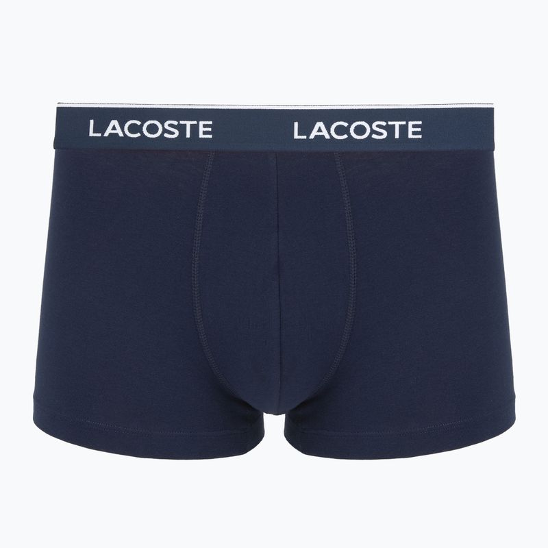 Труси чоловічі Lacoste 5H12997 3 пари navy blue/green/red/navy blue 3