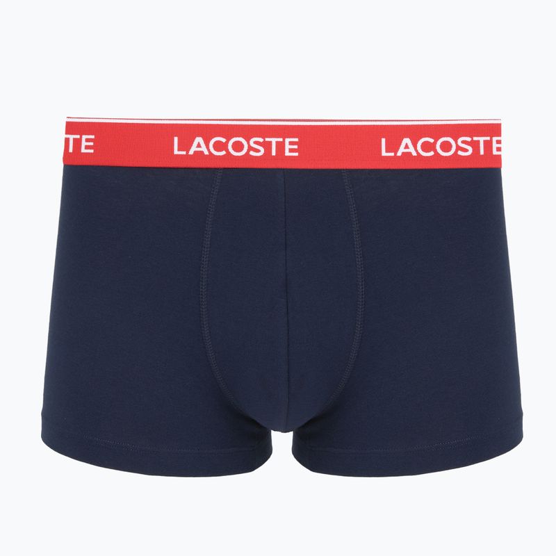 Труси чоловічі Lacoste 5H12997 3 пари navy blue/green/red/navy blue 4