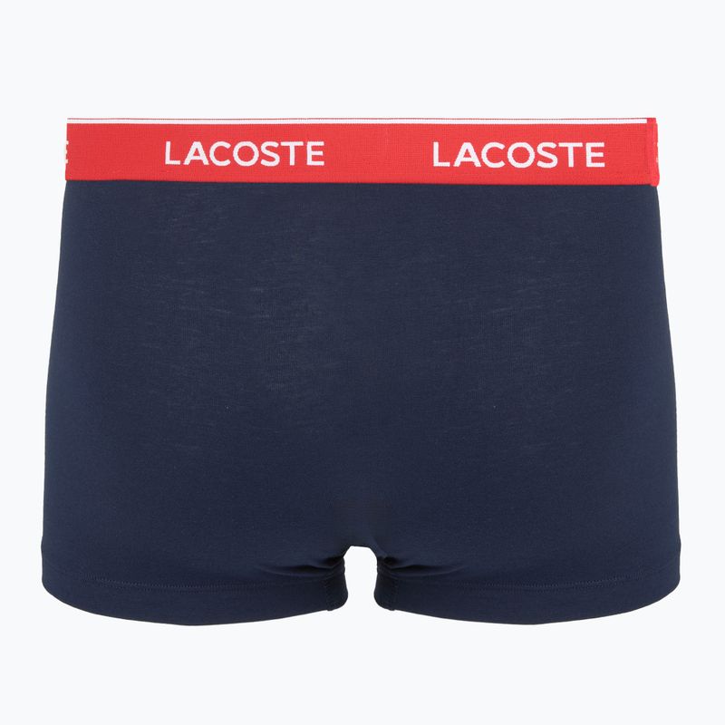 Труси чоловічі Lacoste 5H12997 3 пари navy blue/green/red/navy blue 5