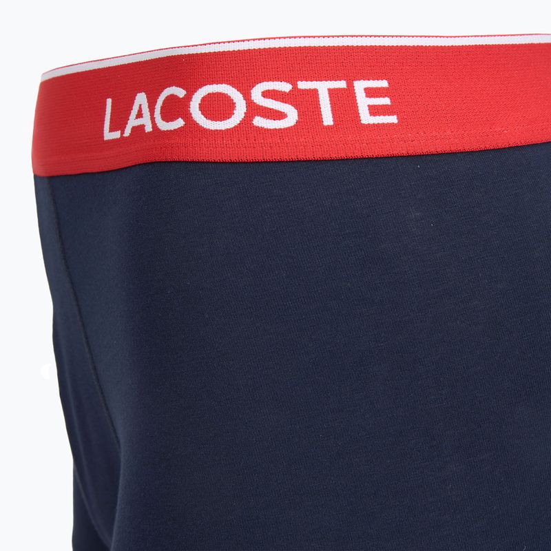 Труси чоловічі Lacoste 5H12997 3 пари navy blue/green/red/navy blue 6