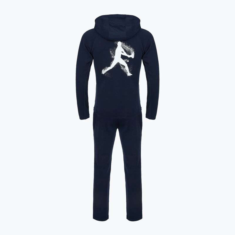 Спортивний костюм тенісний чоловічий Lacoste WH3108 navy blue/navy blue 2