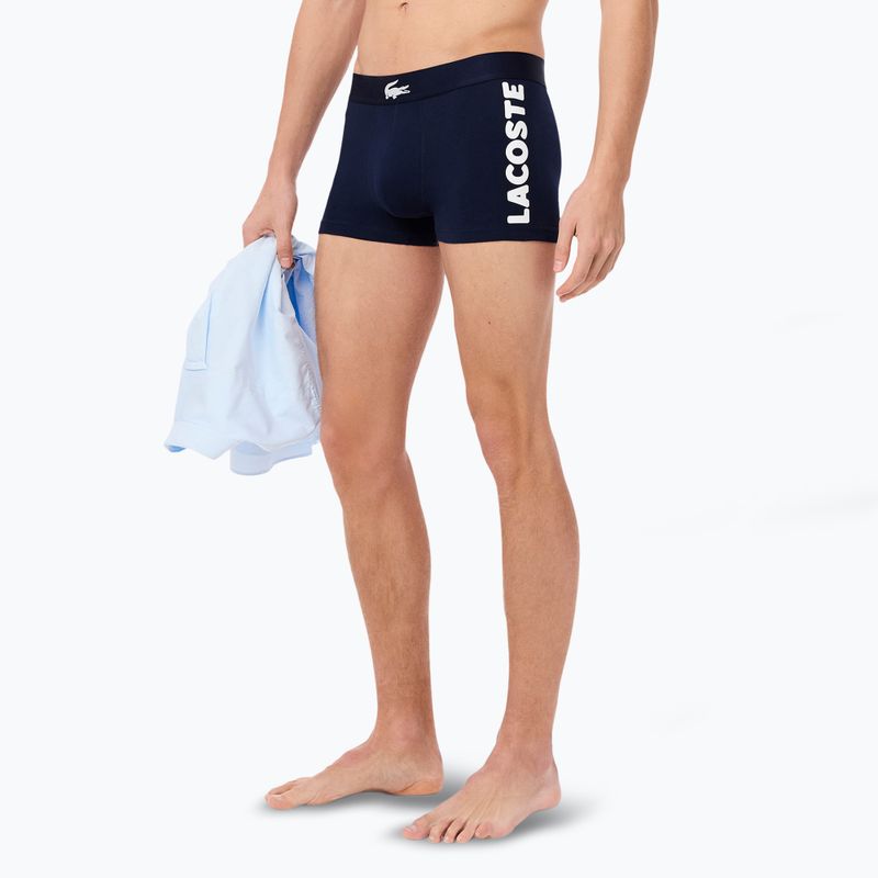 Труси чоловічі Lacoste 5H1291 3-пак navy blue/white/silver ch 3