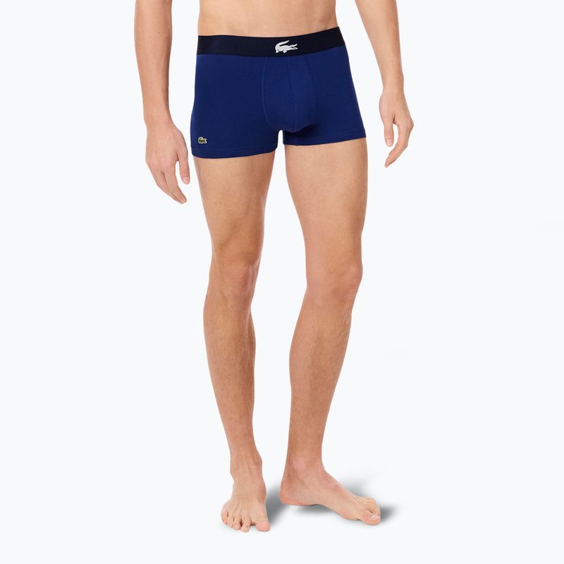Труси чоловічі Lacoste 5H1291 3-пак navy blue/white/silver ch 5