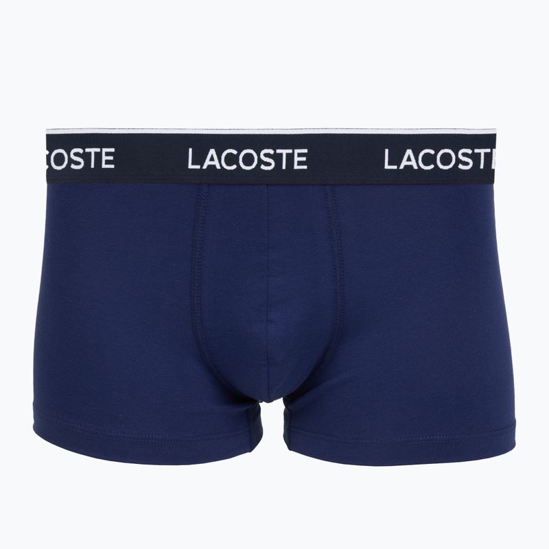 Труси чоловічі Lacoste 5H1300 3 пари navy blue/red/methylene 3