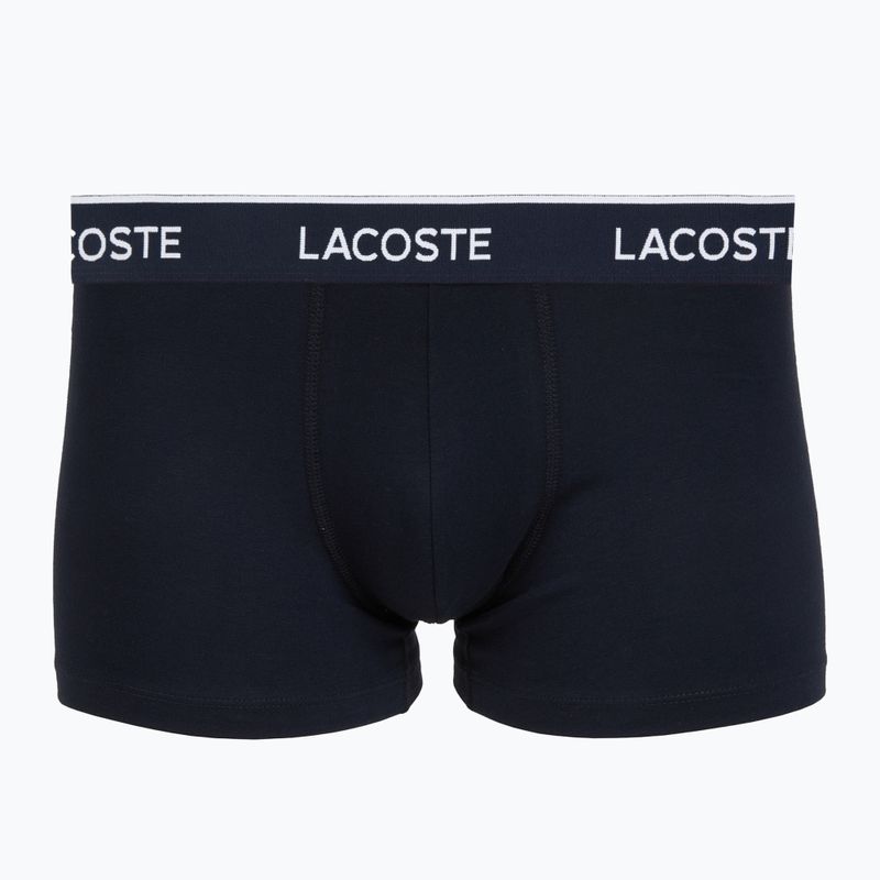 Труси чоловічі Lacoste 5H1300 3 пари navy blue/red/methylene 4