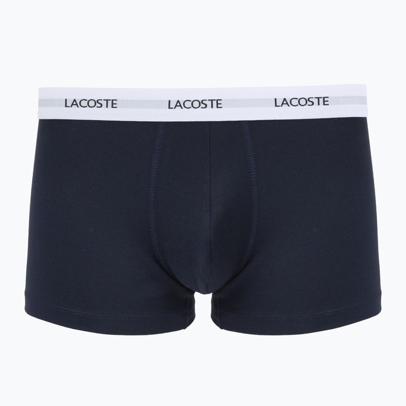 Труси чоловічі Lacoste 5H5150 3 пари black/green/navy blue 4