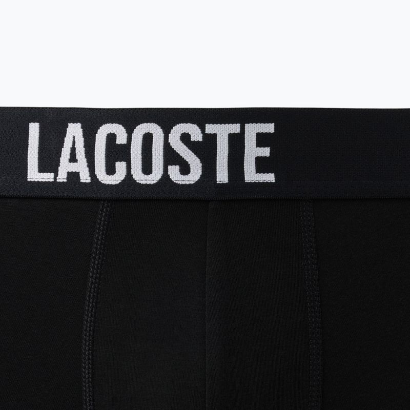 Боксерки чоловічі Lacoste 5H2393 3 pack black/red/white 2
