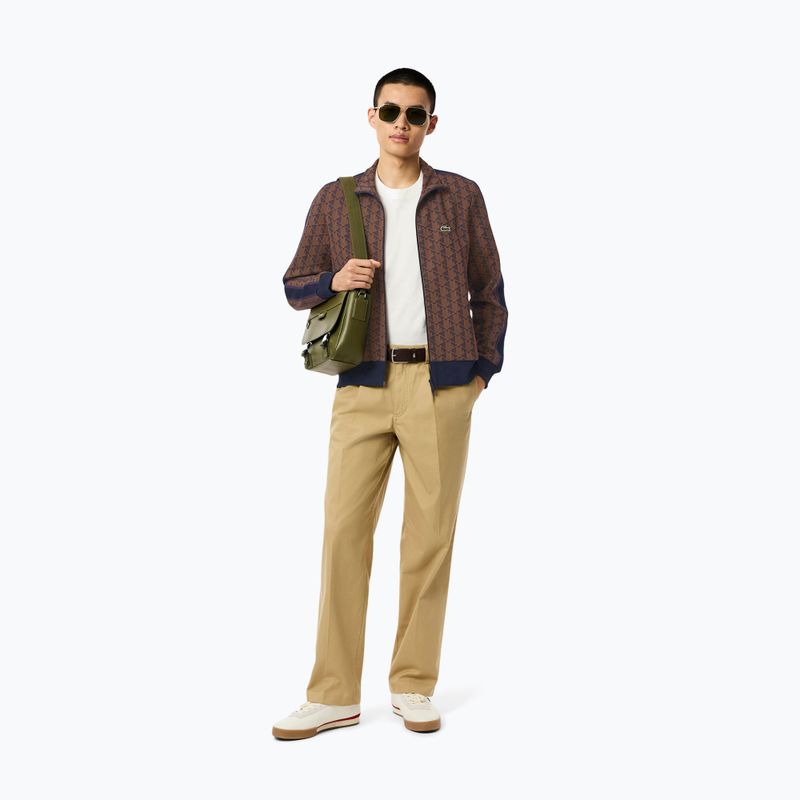 Кофта чоловіча Lacoste SH1368 velvet/date brown 2