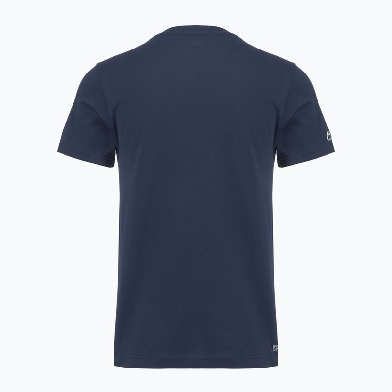 Футболка чоловіча Lacoste TH4769 navy blue 2