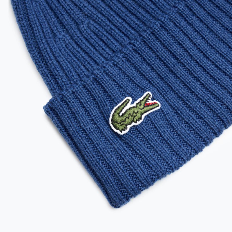 Шапка зимова Lacoste RB0001 france blue 3