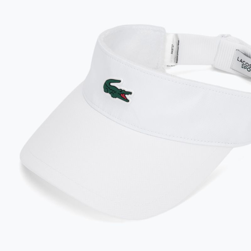 Козирок тенісний чоловічий Lacoste RK8727 white 3