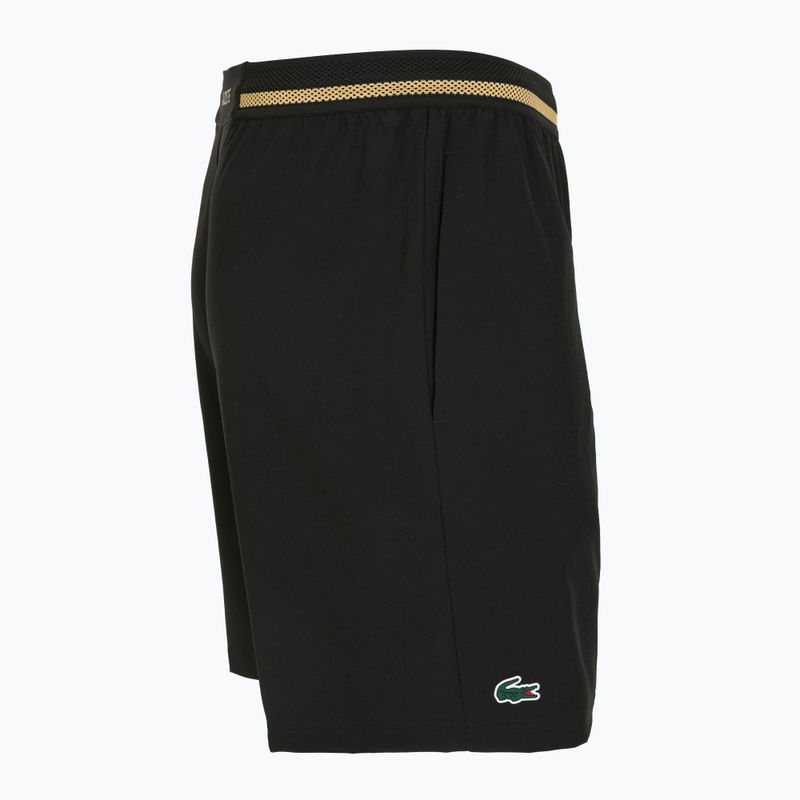 Шорти тенісні чоловічі Lacoste GH7413 black/gold 3