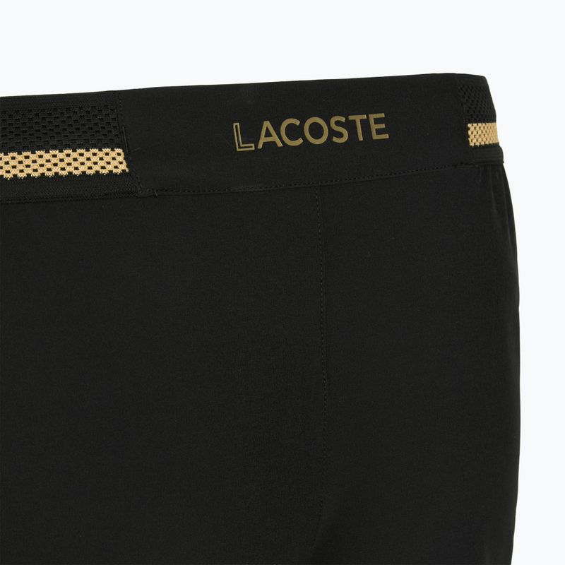 Шорти тенісні чоловічі Lacoste GH7413 black/gold 4