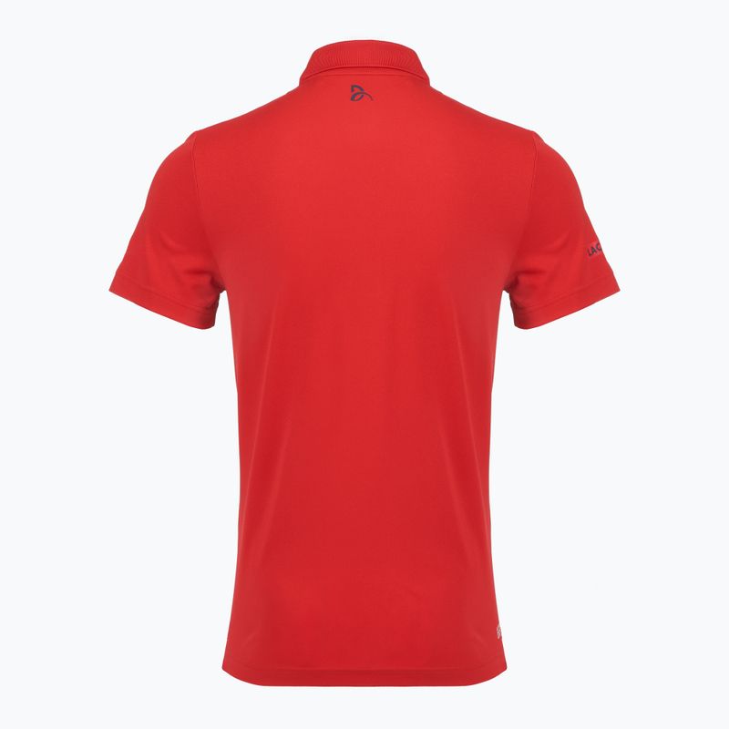 Футболка поло чоловіча Lacoste DH4777 red 2