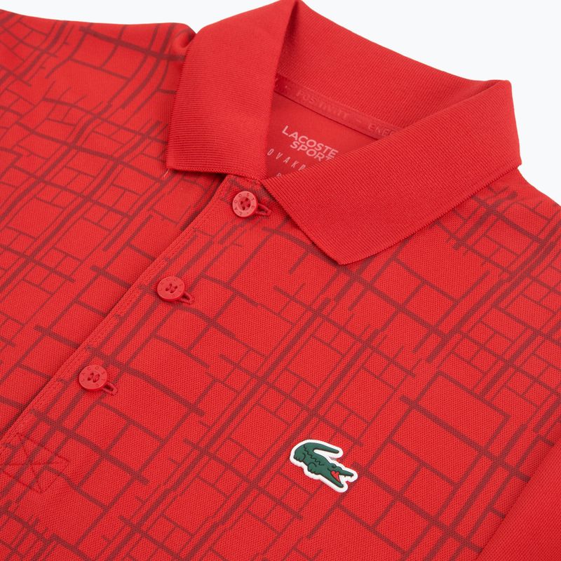Футболка поло чоловіча Lacoste DH4777 red 3