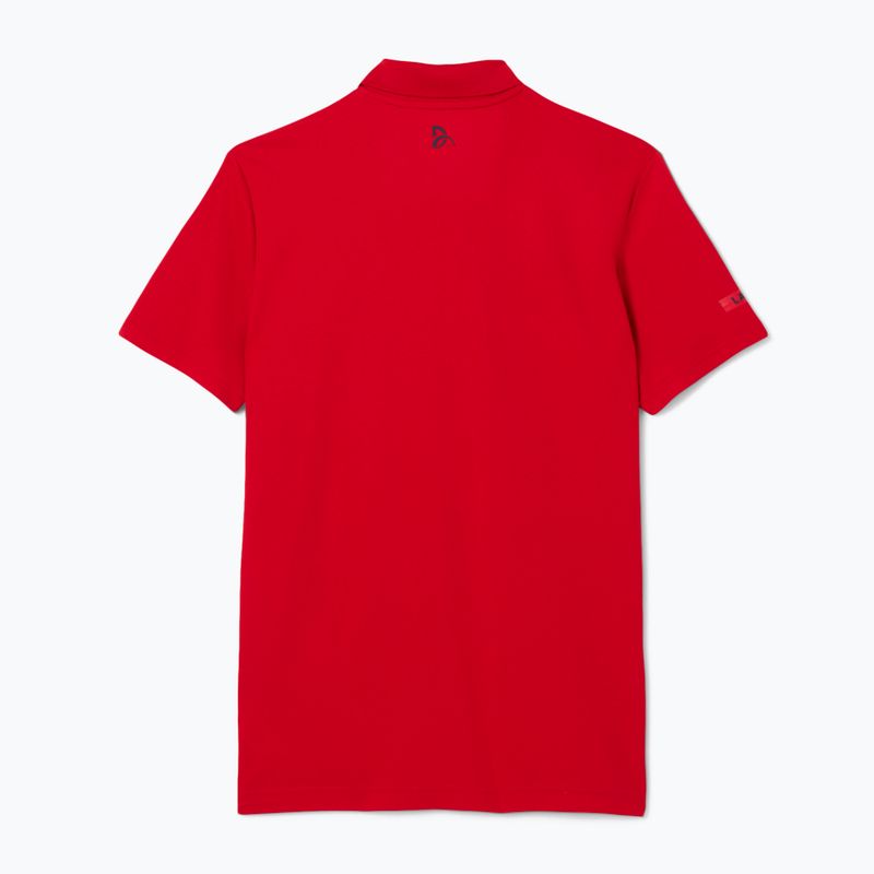 Футболка поло чоловіча Lacoste DH4777 red 2