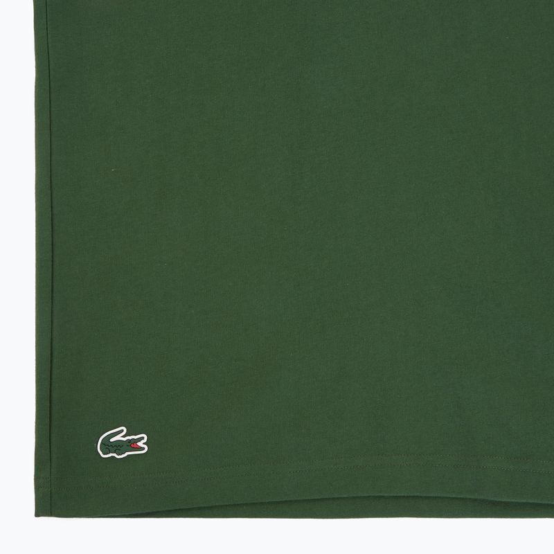 Футболка тенісна чоловіча Lacoste TH1044 green/navy blue 4
