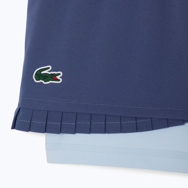 Шорти тенісні жіночі Lacoste GF8598 navy blue/delphinium 5