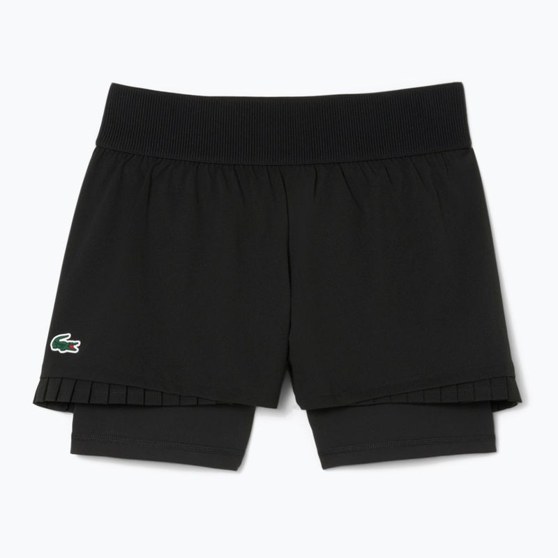Шорти тенісні жіночі Lacoste GF8598 black/black