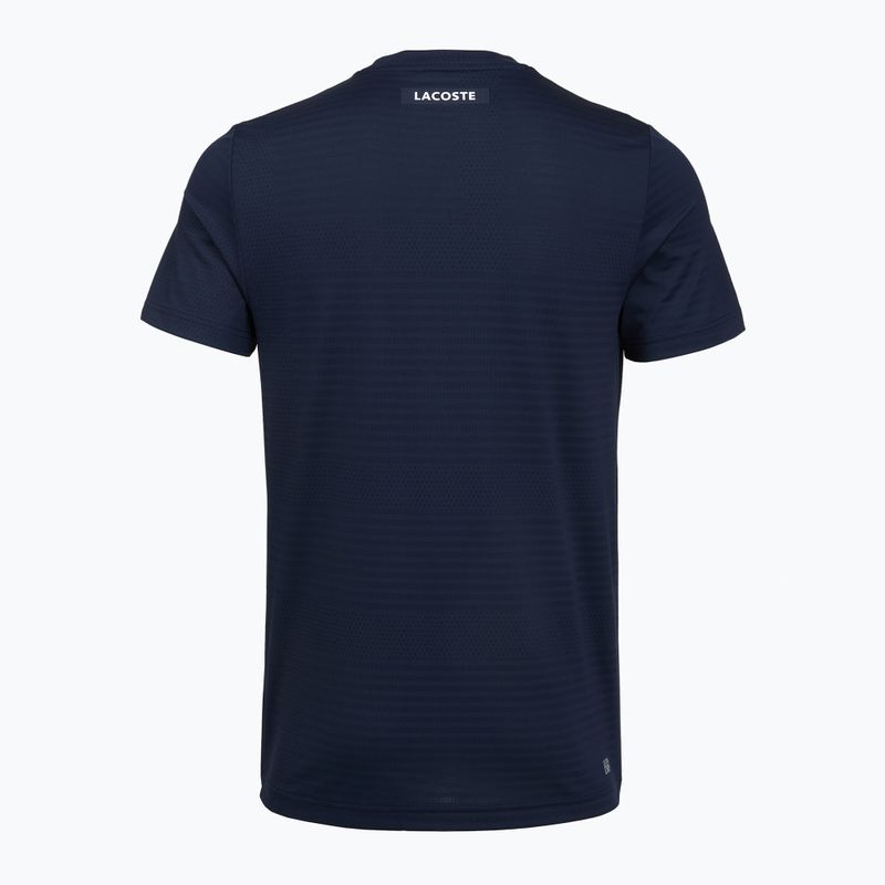 Футболка тенісна чоловіча Lacoste TH0004 navy blue 2